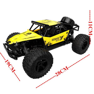 1:16 RC Car 2.4G Electric Remote Control Model Children Rear Wheel Drive Crawler Bigfoot Off Road Cars Outdoor Toys For Boy Gift