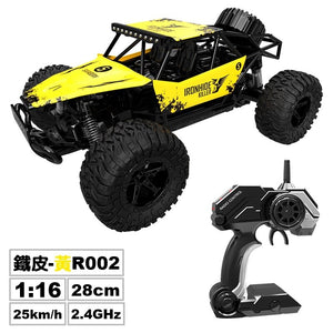 1:16 RC Car 2.4G Electric Remote Control Model Children Rear Wheel Drive Crawler Bigfoot Off Road Cars Outdoor Toys For Boy Gift