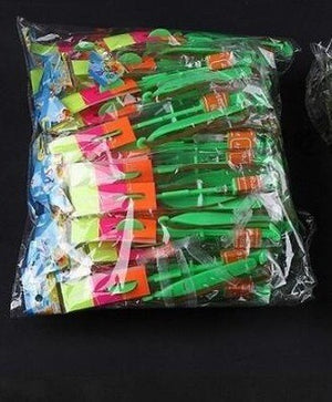 100Pcs/lot or 50pcs Amazing Light Arrow Rocket Helicopter Flying Toy LED Light Flash Toys Party Fun Gift Rubber Band Catapult