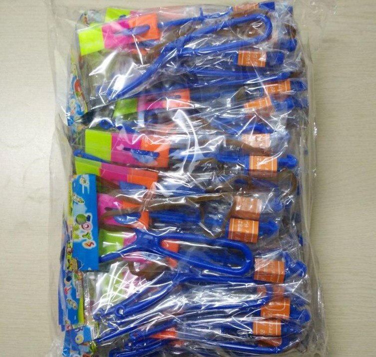 100Pcs/lot or 50pcs Amazing Light Arrow Rocket Helicopter Flying Toy LED Light Flash Toys Party Fun Gift Rubber Band Catapult