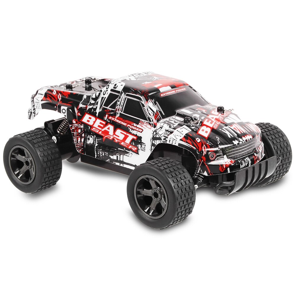 2.4GHz 1:18 Electric RC Car 2 WD Remote Control Off Road Cars Shock Absorber / Impact-resistant PVC Shell Toy Car for Children