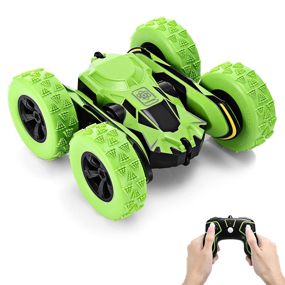 Electric Remote Control 2.4Ghz RC Car 360 Degree Trick Casters Revolving Arms Double Sided Off Road Kids Car Toys for Children