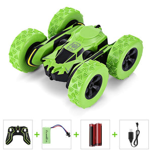 Electric Remote Control 2.4Ghz RC Car 360 Degree Trick Casters Revolving Arms Double Sided Off Road Kids Car Toys for Children