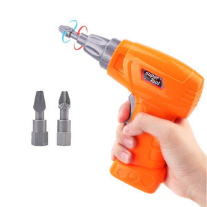 Kids Tool Toys Electric Drill Screws Toy Plastic Simulation Maintenance Tool Educational Toy Pretend Play Tool Toys for Boys