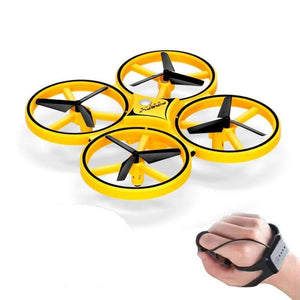 LED Luminous toys Gesture Aircraft Quadcopter Electronic Infrared Induction Aircraft Remote Control Toys UFO Drone Children Gift