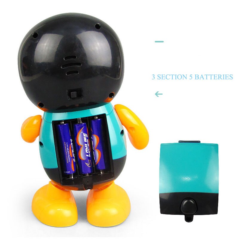 Lovely Dancing Penguin Electric Toy Portable Home Cute Singing Colorful Funny Plastic Round Edge Kids Gift For Children Kids