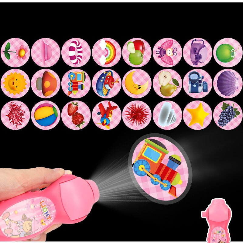 Projection Flashlight Children Projector Light Cartoon Dinosaur Seaworld Girl Light Bedtime Learning Sleeping Toys for Children