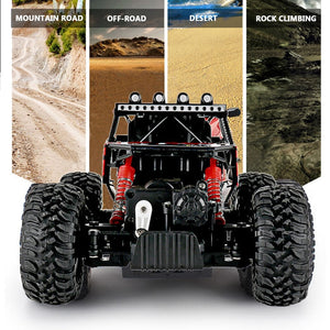 RC Car 4WD 2.4GHz Climbing Car 4x4 Bigfoot Car Remote Control Model Off-Road Vehicle Outdoor Toys For Boy Kids Gift