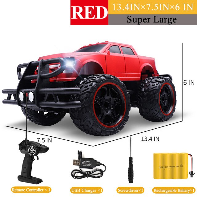 RC Car Remote Truck 2.4G Remote Control Boy Electric Toy Car Electric Drift Car High Speed Trucks Off-Road Toys For Children