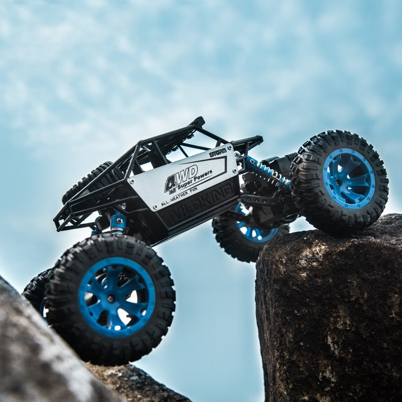 RC Cars 4WD Double Motors Drive 2.4G Electric Radio Remote Control Off-Road Climbing Bigfoot Car Kid Gift Toys for Boy