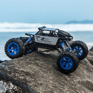 RC Cars 4WD Double Motors Drive 2.4G Electric Radio Remote Control Off-Road Climbing Bigfoot Car Kid Gift Toys for Boy