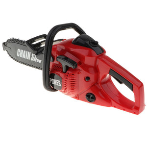 Rotating Plastic Toy Chainsaw Realistic Saw Sound Power House Garden Tool Pretend Play Toys for Boys Kids Gifts