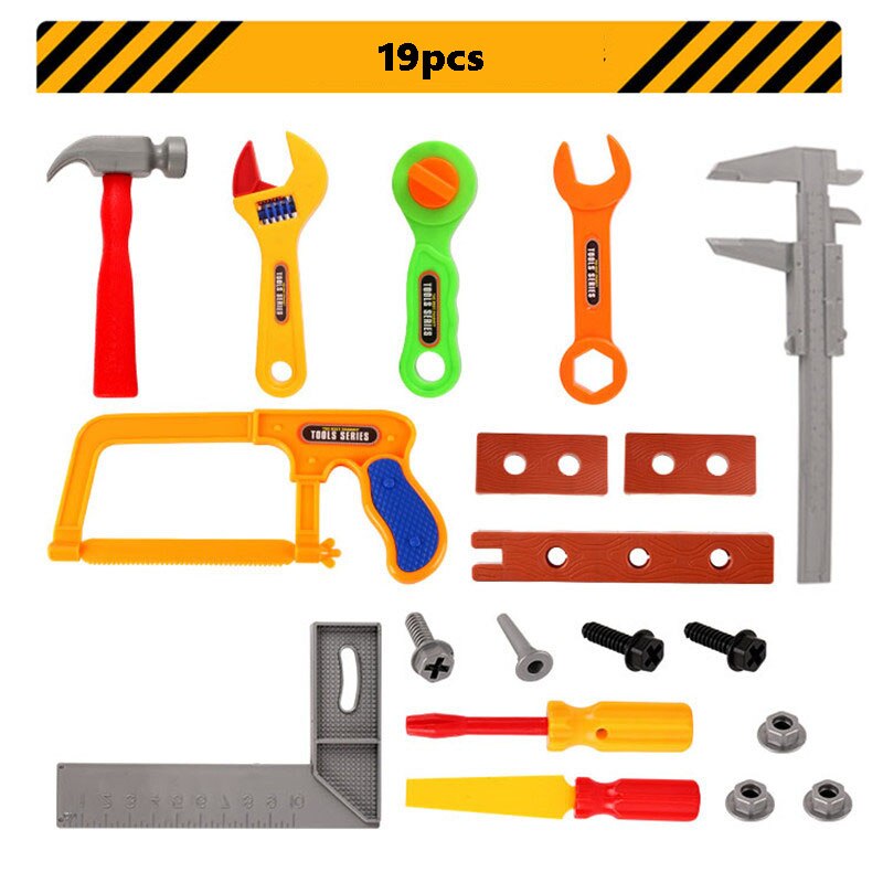 Similation Repair Tools Pretend Play Toy For Boys Building Tool Kits Set Drill Engineer Maintenance Plastic Children Gifts