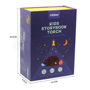 Storybook Torch Projector Kaleidoscope Kids Light Up Baby Toys Kids Learning Educational Toys For Children Fairy Tales Gift