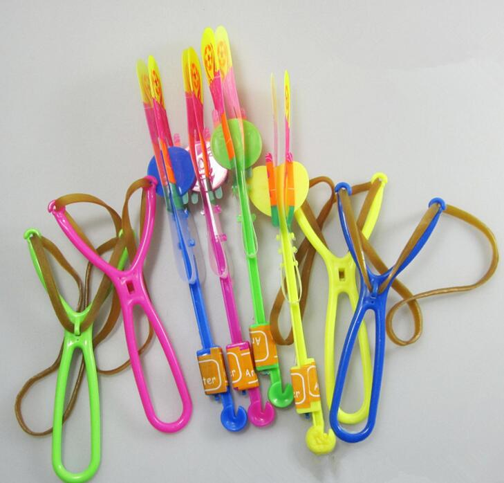 baby toy 100Pcs/lot or 50pcs y-shape random color Light Arrow Flying Toy LED Lighting Flash Toys Party Fun Gift Catapult