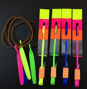baby toy 100Pcs/lot or 50pcs y-shape random color Light Arrow Flying Toy LED Lighting Flash Toys Party Fun Gift Catapult
